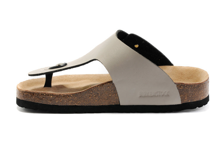 Birkenstock Gizeh Stone Beige Birko-Flor Sandals