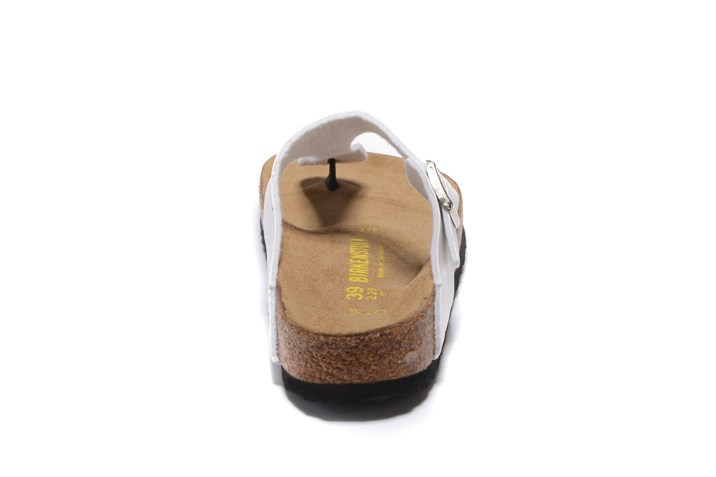 BIRKENSTOCK Gizeh Silver Birkoflor Thongs