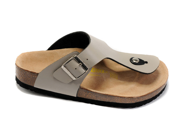 Birkenstock Gizeh Stone Beige Birko-Flor Sandals