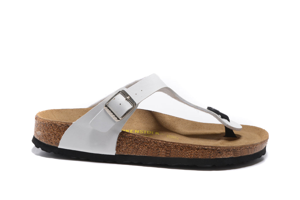 BIRKENSTOCK Gizeh Silver Birkoflor Thongs