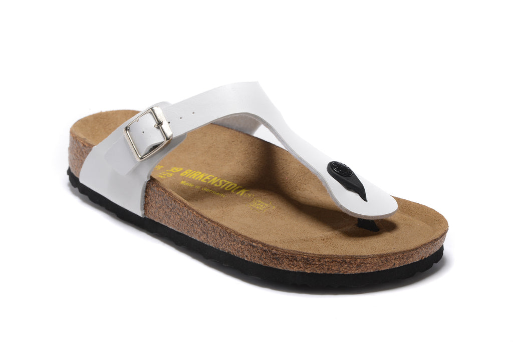 BIRKENSTOCK Gizeh Silver Birkoflor Thongs
