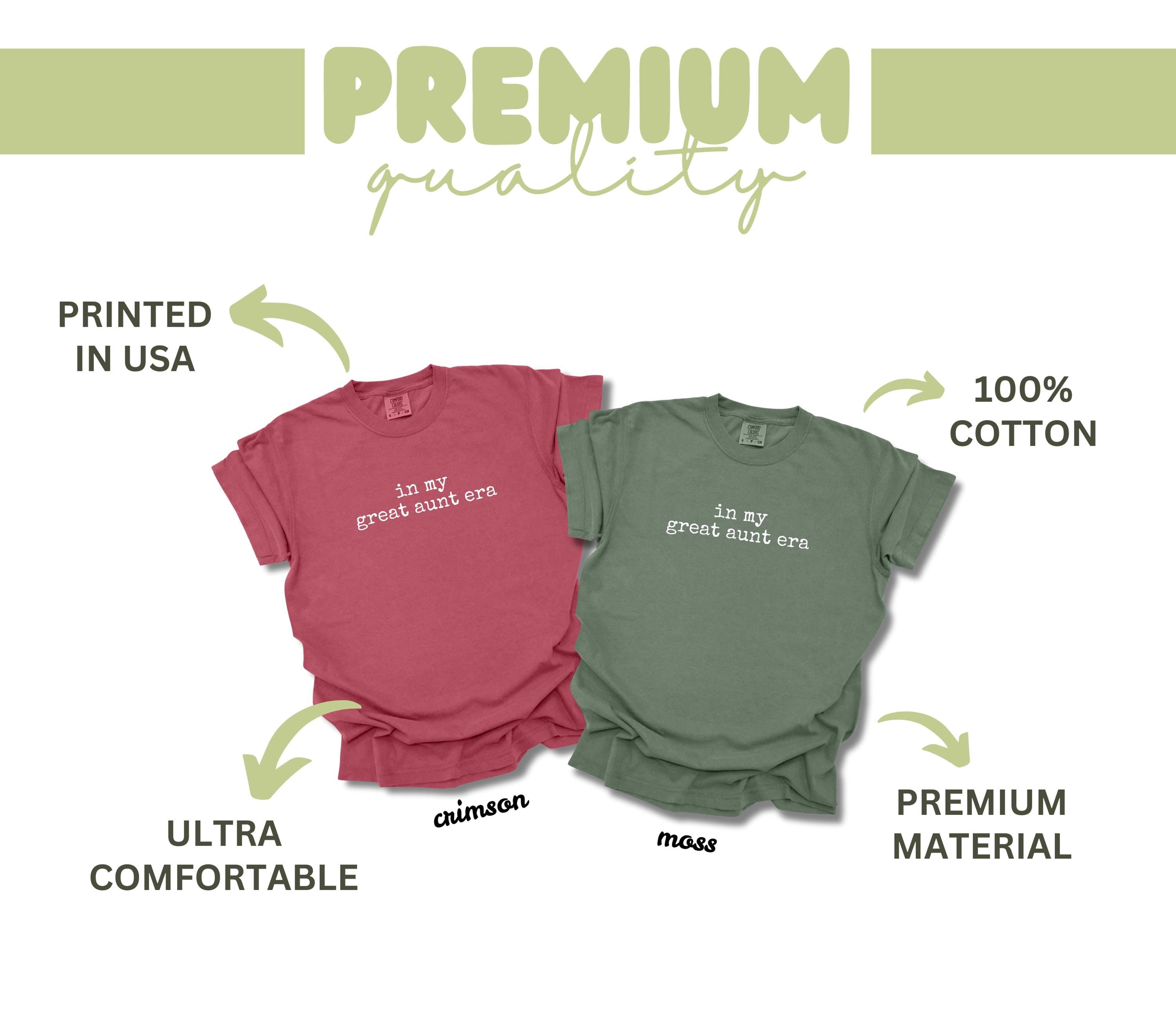 Comfort Colors® In My Great Aunt Era Shirt, Great Aunt Gift, Family Role, Auntie Life, Trendy Women's Tshirt, Great Niece Nephew Love