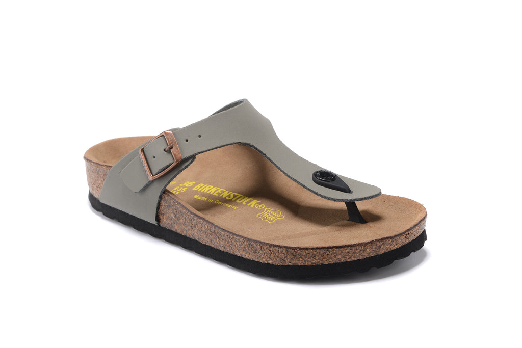Birkenstock Gizeh Unisex Leather Sandals grey
