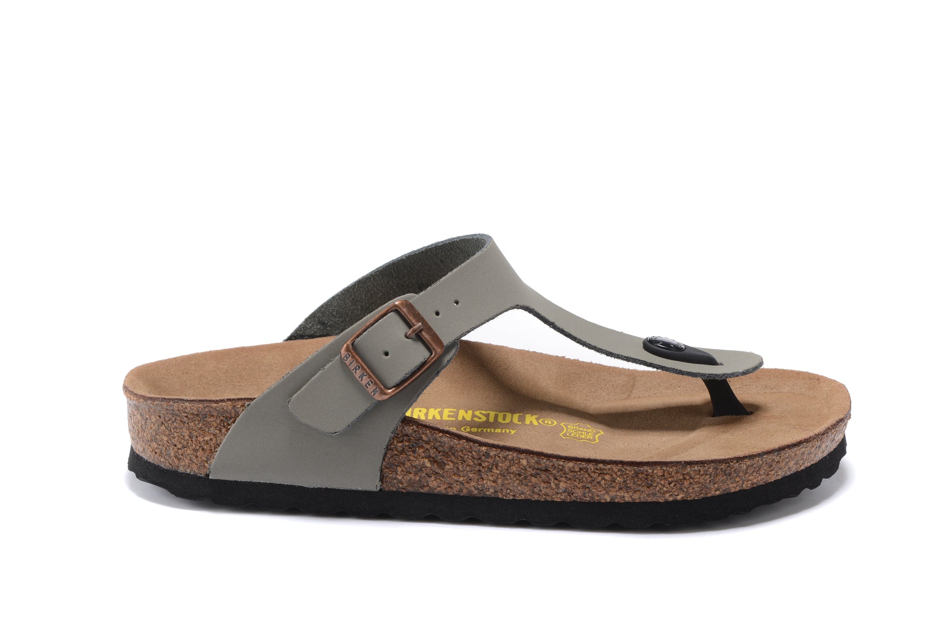 Birkenstock Gizeh Unisex Leather Sandals grey