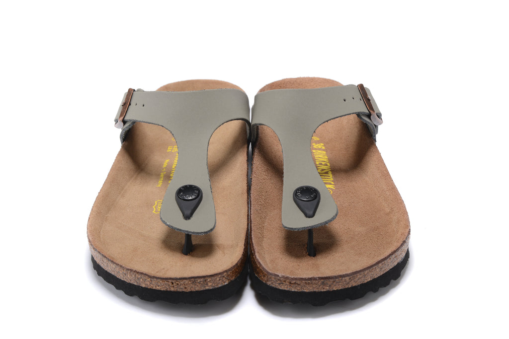 Birkenstock Gizeh Unisex Leather Sandals grey