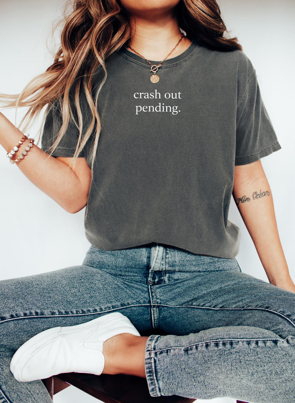Crash Out Pending Shirt, Funny Meme Shirt, Introvert Tshirt, Minimalist T-shirt, Comfort Colors Tee