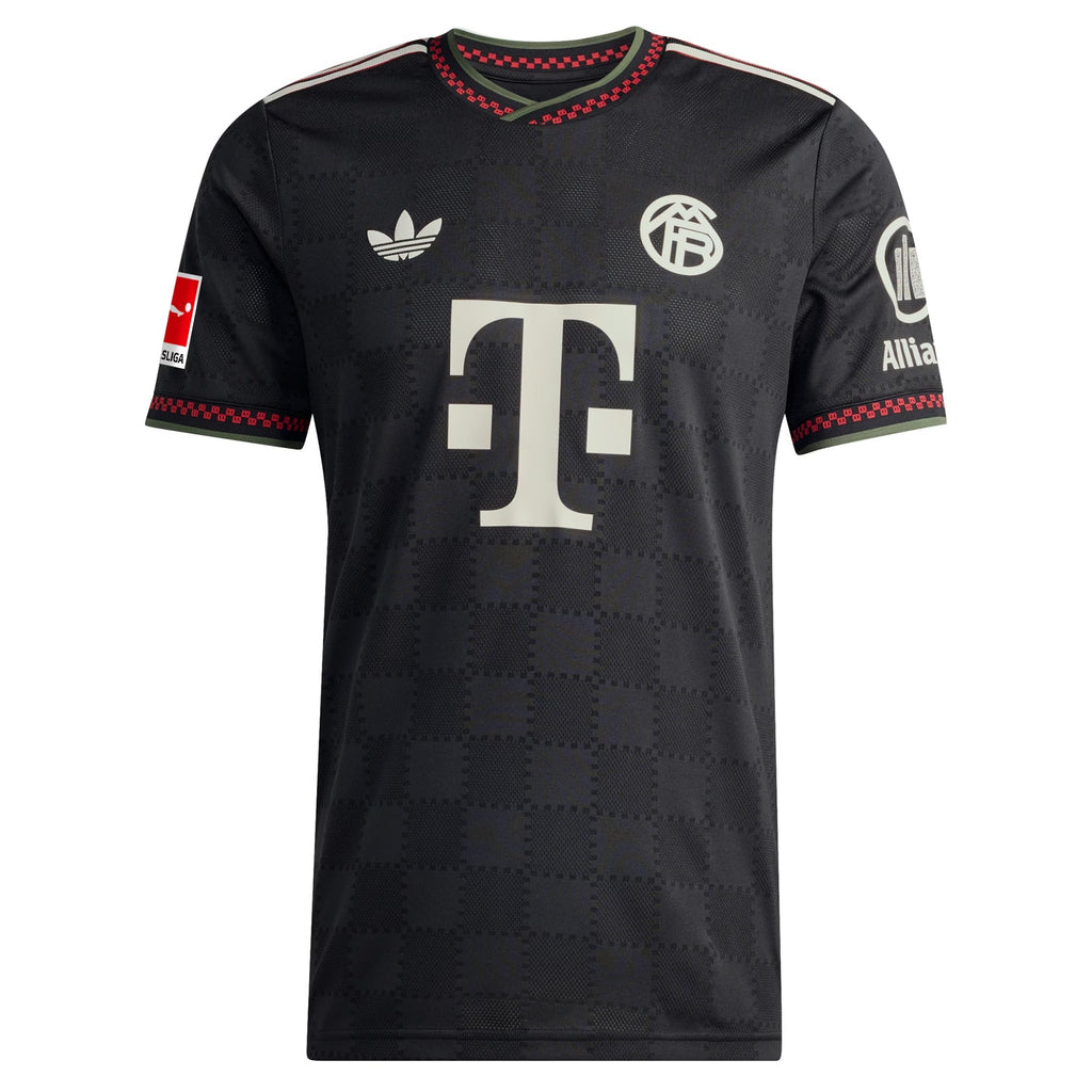 Harry Kane Bayern Munich 2025/26 Third Player Soccer Shirt - Black