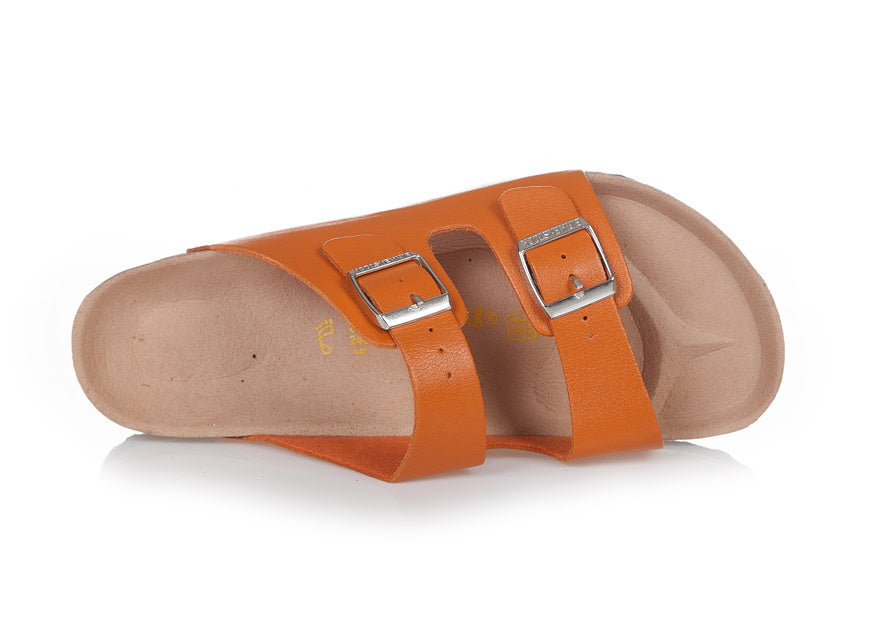 Birkenstock Arizona (Orange Birko-Flor / Synthetic Leather)
