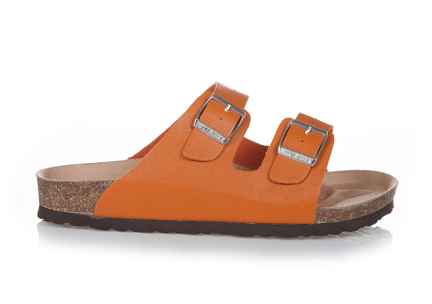 Birkenstock Arizona (Orange Birko-Flor / Synthetic Leather)