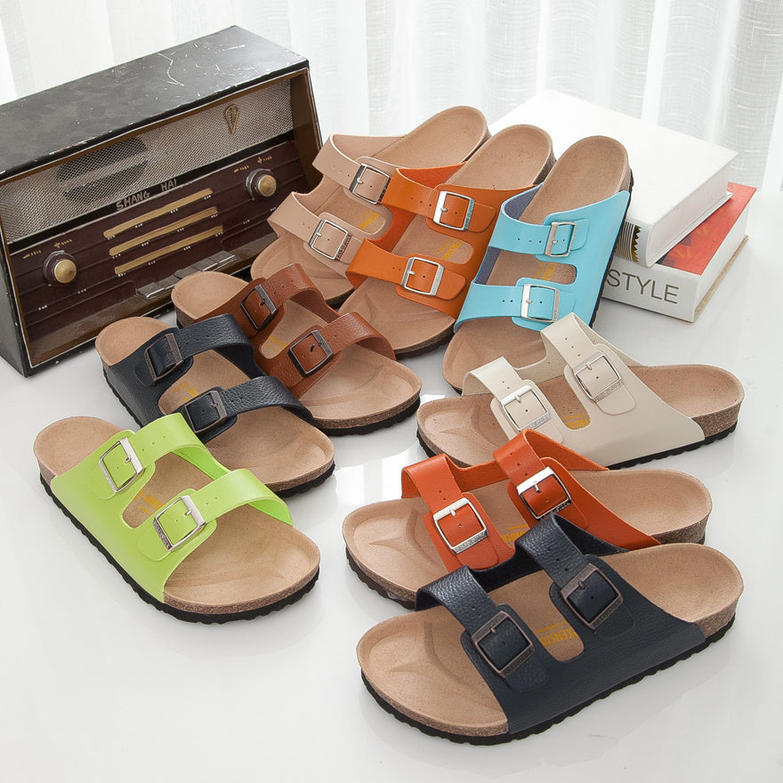 Birkenstock Arizona (Orange Birko-Flor / Synthetic Leather)