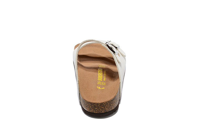 Birkenstock Arizona (White Suede / Birko-Flor)