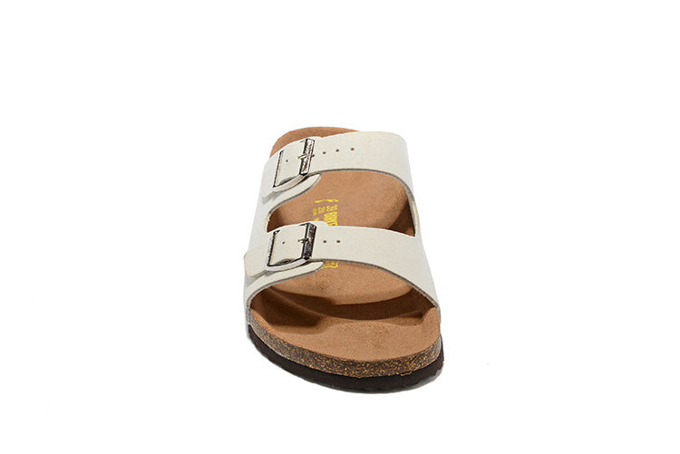Birkenstock Arizona (White Suede / Birko-Flor)