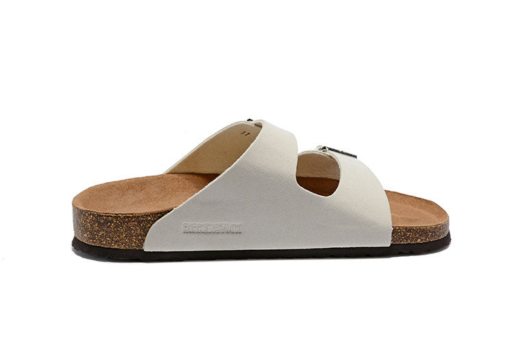 Birkenstock Arizona (White Suede / Birko-Flor)