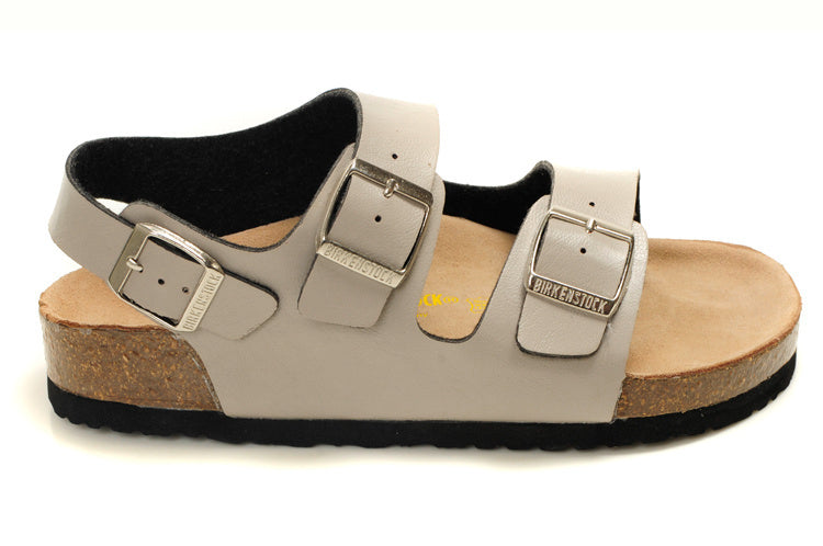 Birkenstock Milano Birko-Flor Light Gray