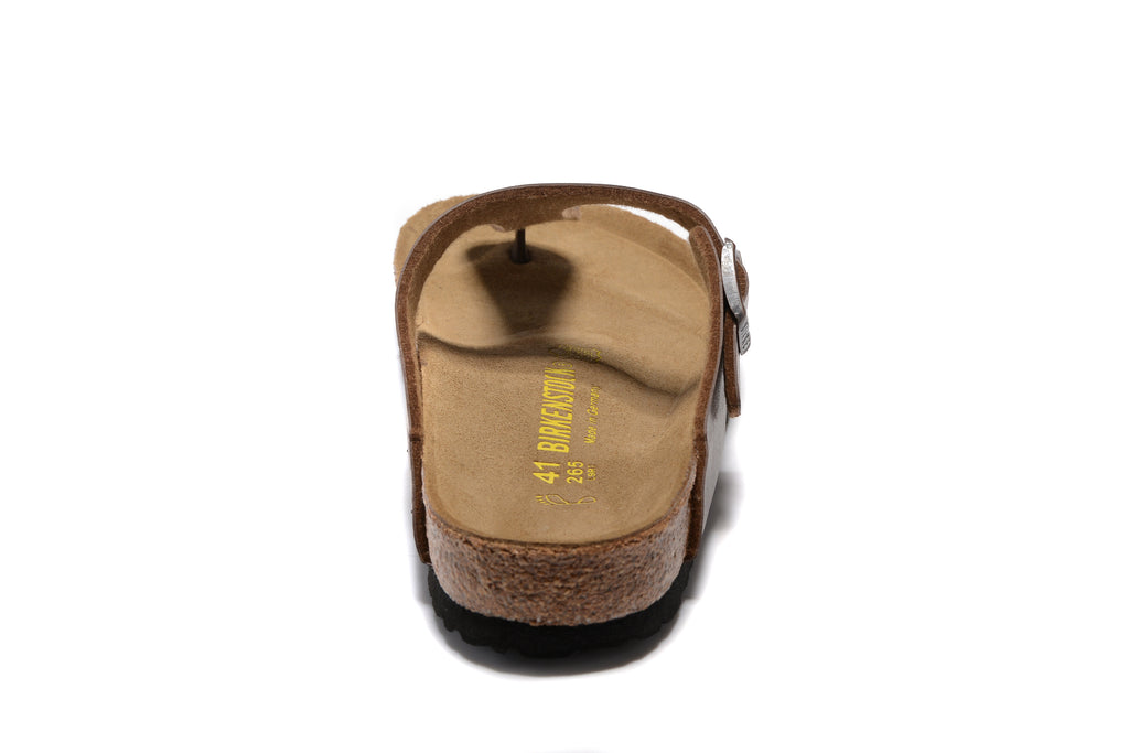 Birkenstock  Gizeh Smooth Leather - Dark Brown