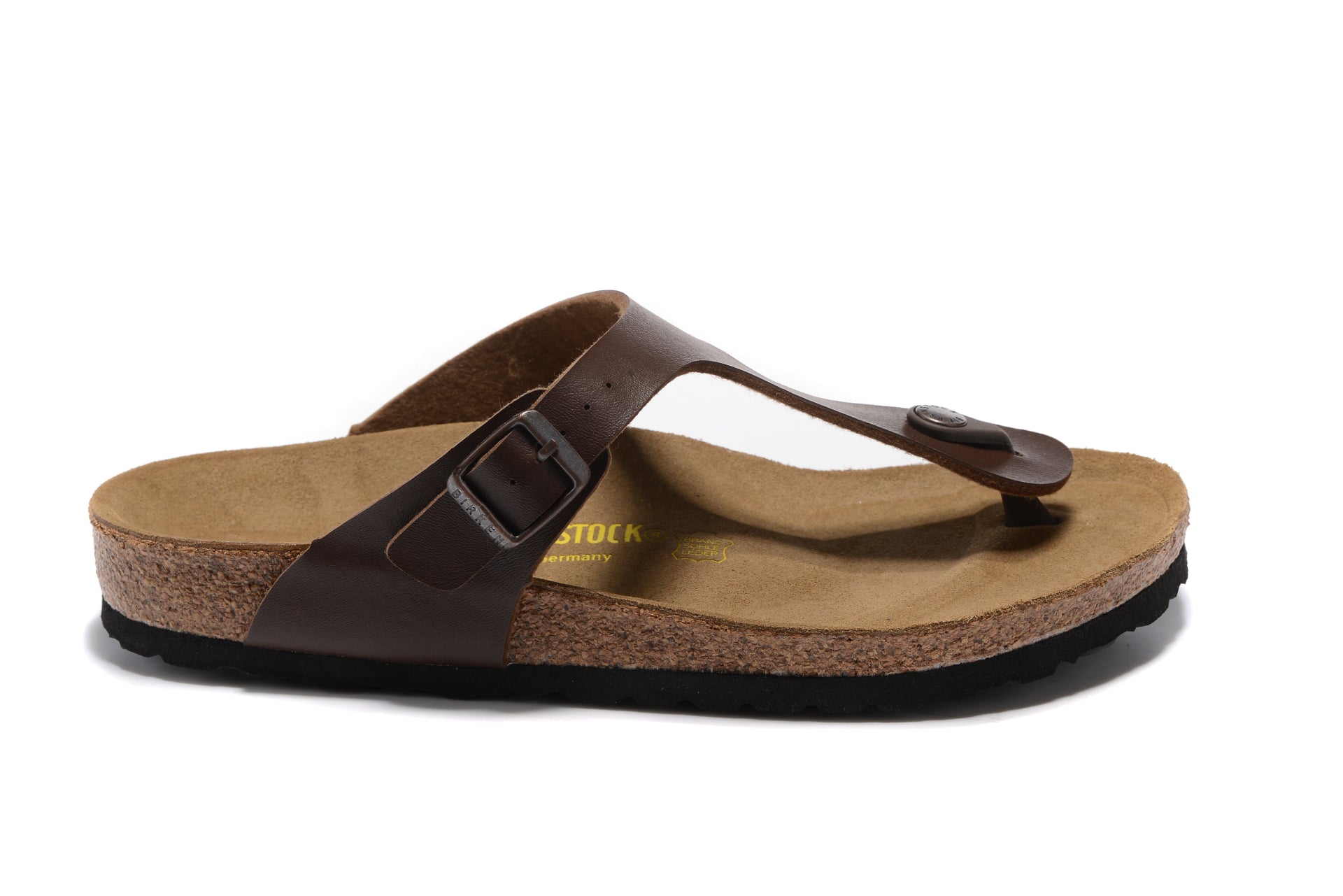 Birkenstock  Gizeh Smooth Leather - Dark Brown
