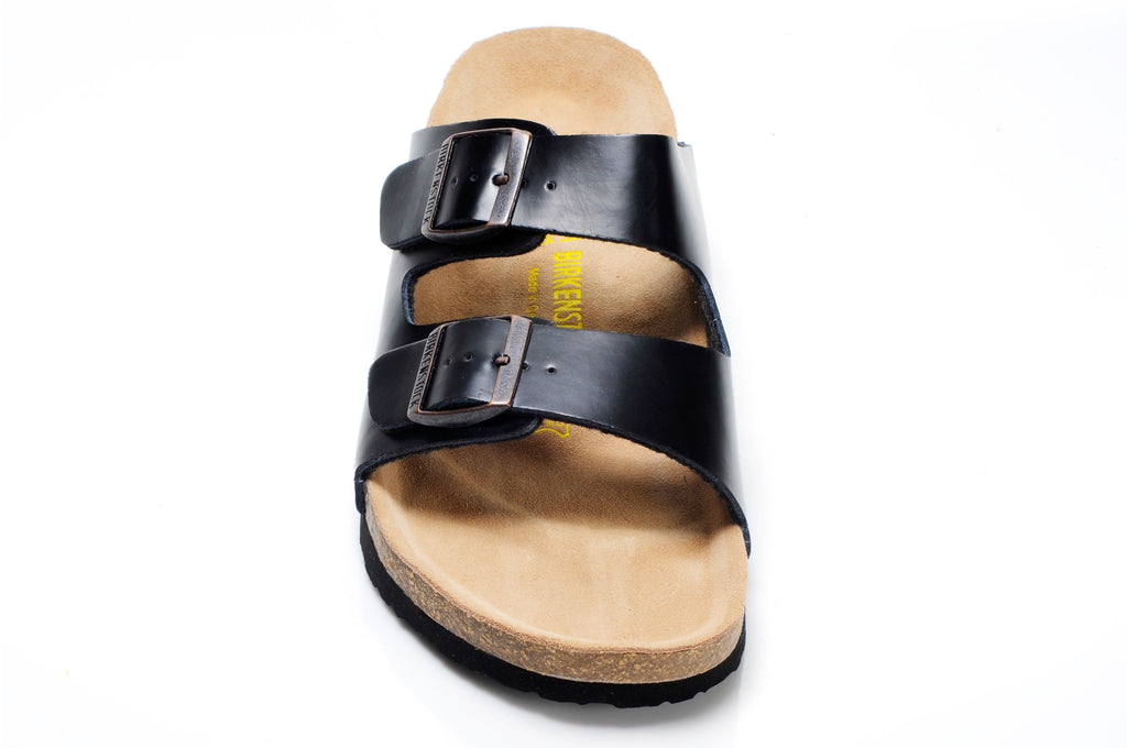 Birkenstock Arizona (Black Smooth Leather / Birko-Flor)