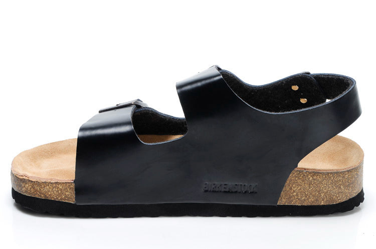 Birkenstock Milano Black Birko-Flor
