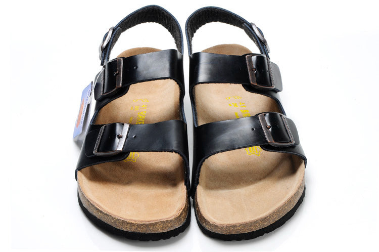 Birkenstock Milano Black Birko-Flor