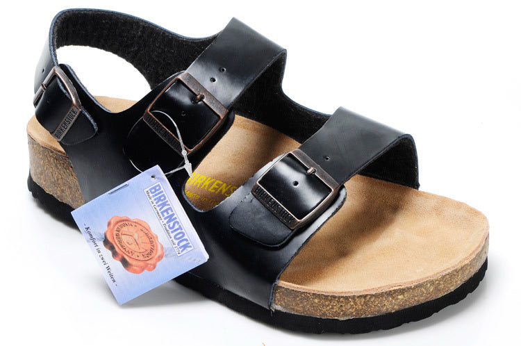 Birkenstock Milano Black Birko-Flor