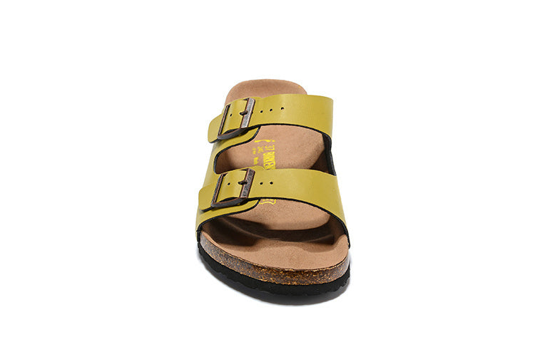 Birkenstock Arizona (Olive Green, Birko-Flor / Synthetic Leather)