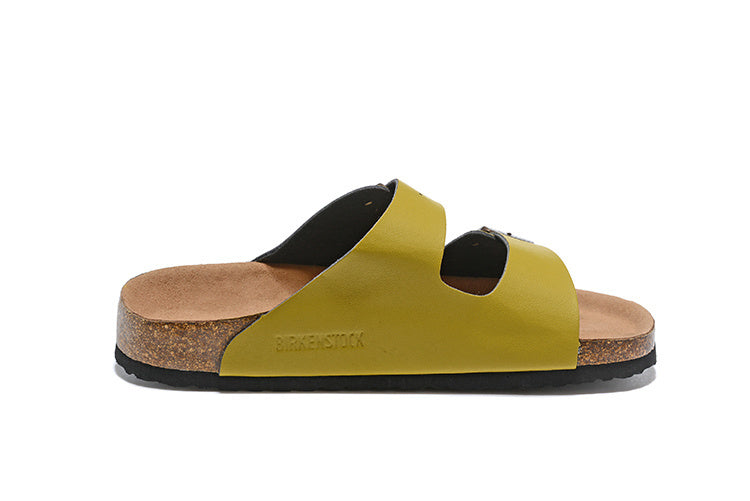 Birkenstock Arizona (Olive Green, Birko-Flor / Synthetic Leather)