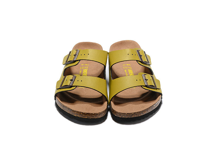 Birkenstock Arizona (Olive Green, Birko-Flor / Synthetic Leather)