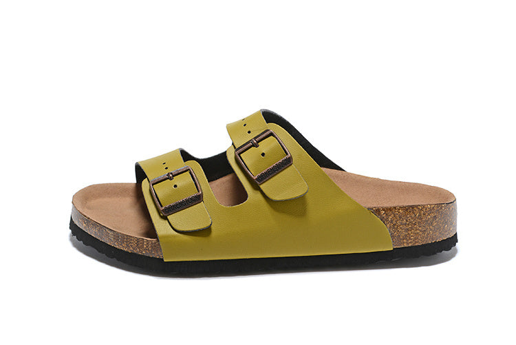Birkenstock Arizona (Olive Green, Birko-Flor / Synthetic Leather)