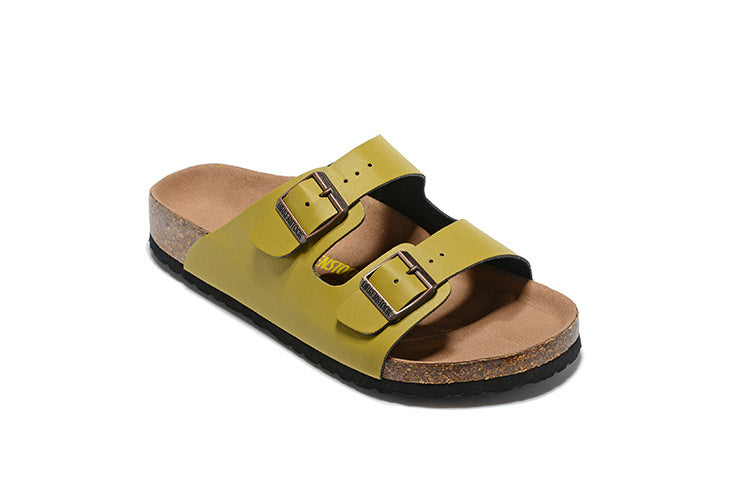 Birkenstock Arizona (Olive Green, Birko-Flor / Synthetic Leather)