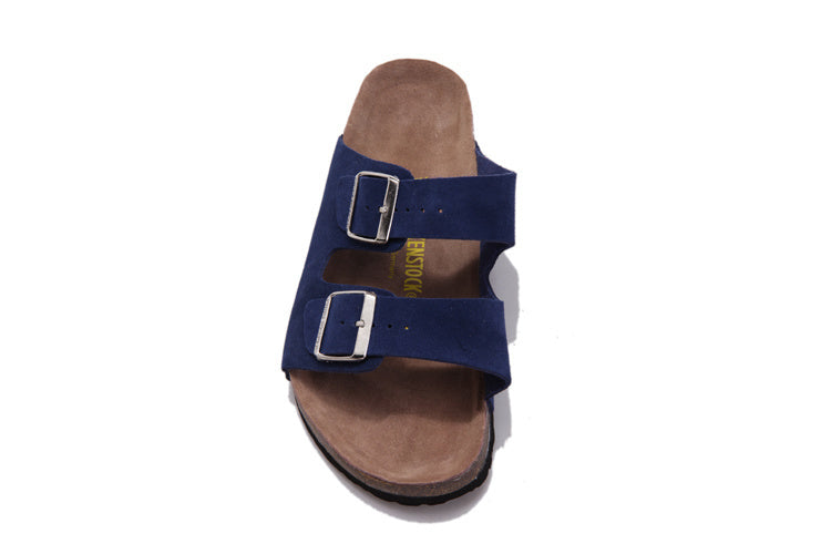 Birkenstock Arizona (Navy Blue Suede)