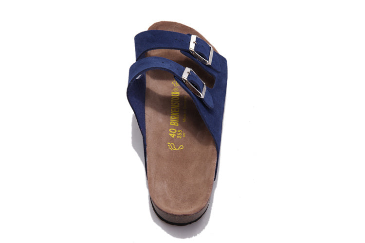 Birkenstock Arizona (Navy Blue Suede)