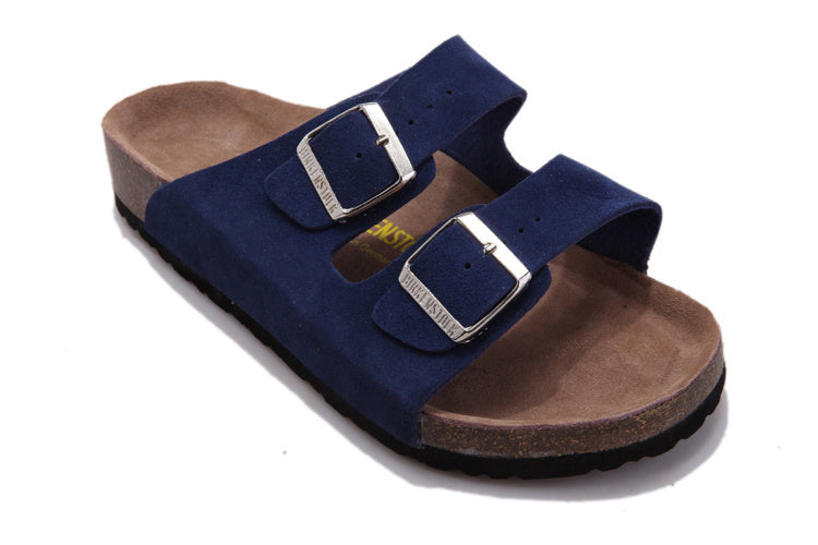 Birkenstock Arizona (Navy Blue Suede)