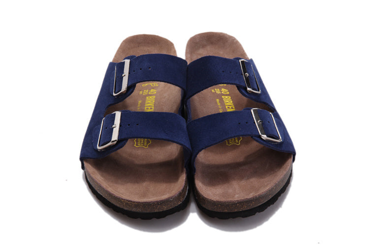 Birkenstock Arizona (Navy Blue Suede)