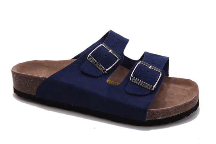 Birkenstock Arizona (Navy Blue Suede)