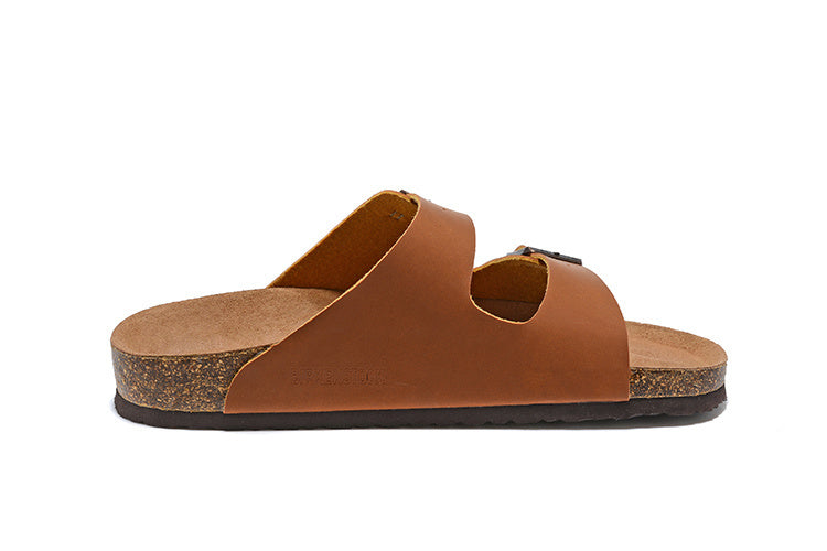 Birkenstock Arizona (Cognac / Brown Leather / Birko-Flor)