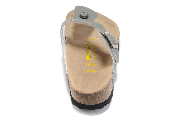Birkenstock Gizeh Grey Birko-Flor Sandals