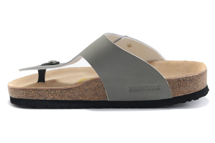 Birkenstock Gizeh Grey Birko-Flor Sandals