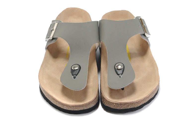 Birkenstock Gizeh Grey Birko-Flor Sandals