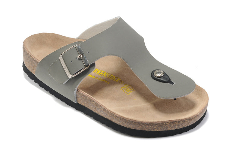 Birkenstock Gizeh Grey Birko-Flor Sandals