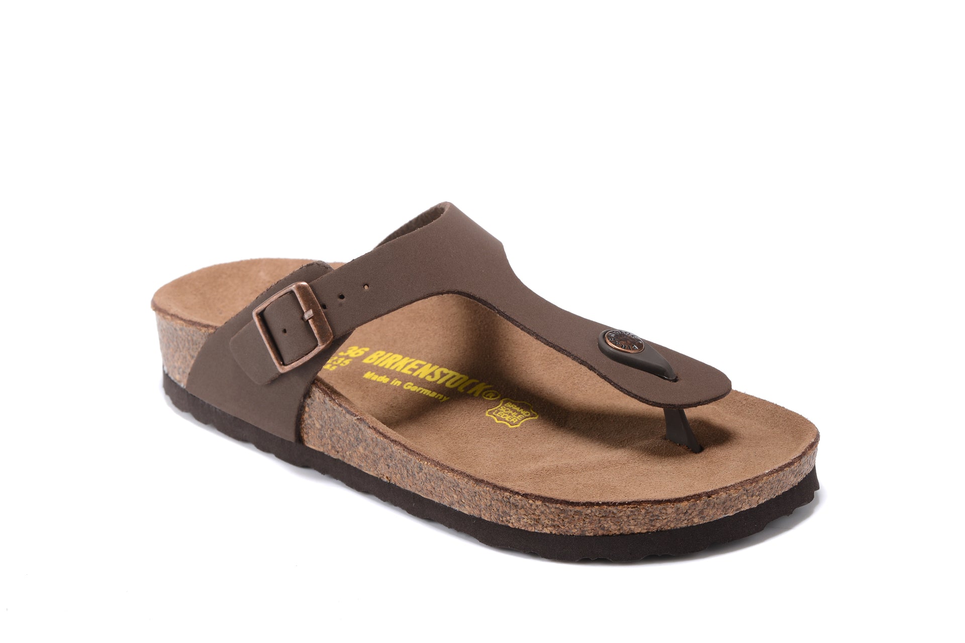 Birkenstock Gizeh Smooth Leather - Dark Brown 1