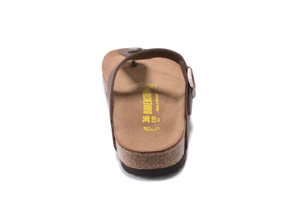 Birkenstock Gizeh Smooth Leather - Dark Brown 1