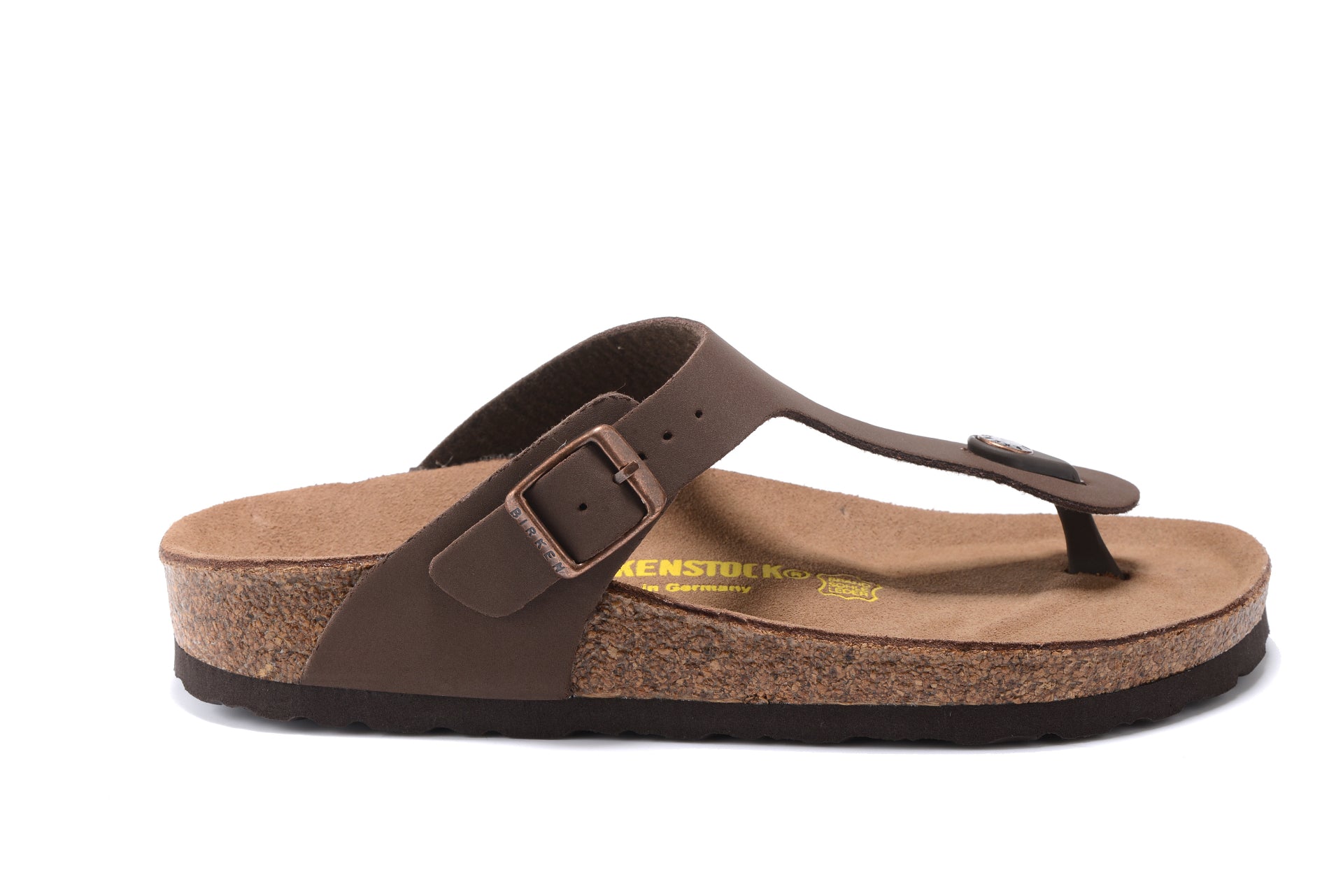 Birkenstock Gizeh Smooth Leather - Dark Brown 1