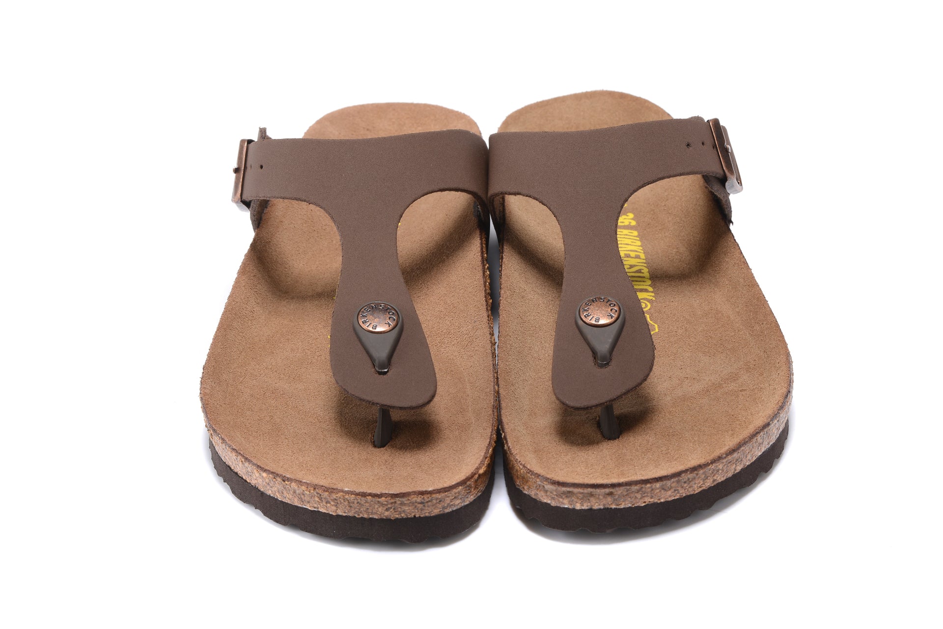 Birkenstock Gizeh Smooth Leather - Dark Brown 1