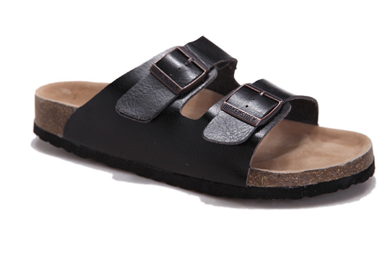 Birkenstock Arizona Black Textured Leather
