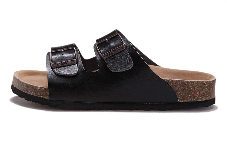 Birkenstock Arizona Black Textured Leather