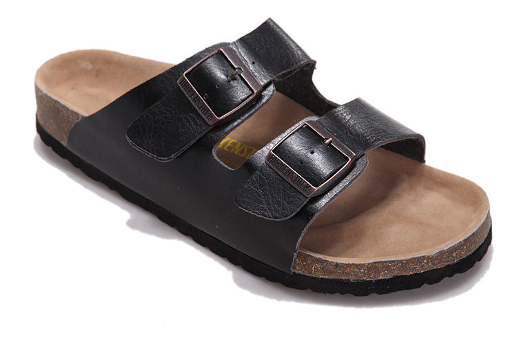 Birkenstock Arizona Black Textured Leather