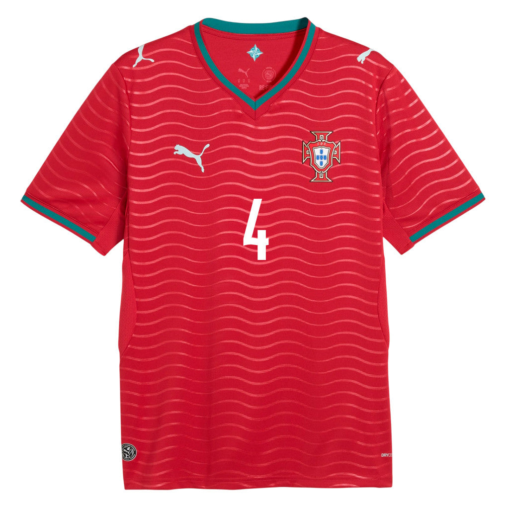 Rúben Dias 4 Portugal National Team 2026 Home Jersey - Red, Men