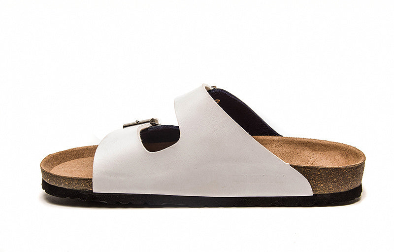 Birkenstock Arizona Navy Blue & White Two-Tone