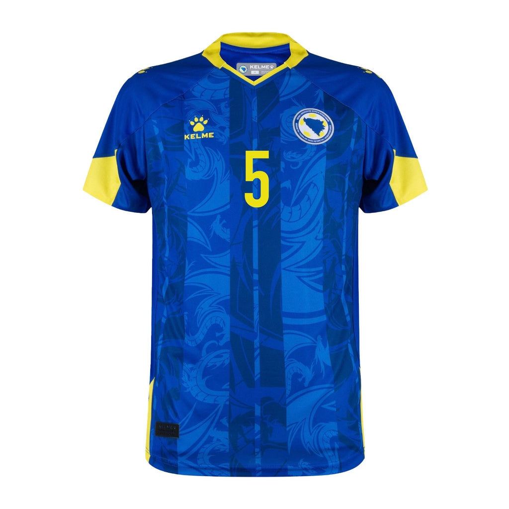 Sead Kolašinac 5 Bosnia and Herzegovina 2026 Home Jersey - Blue, Men