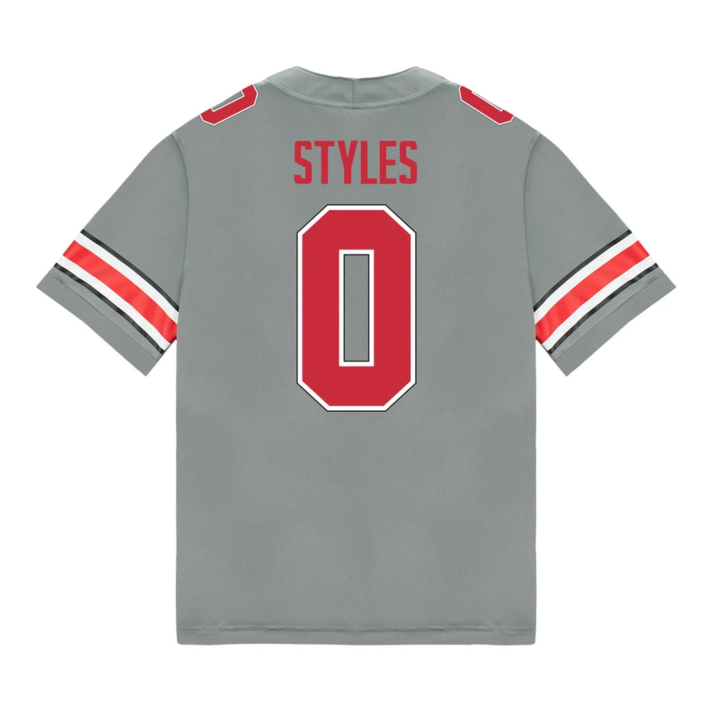 Sonny Styles Ohio State Buckeyes Jersey – Grey